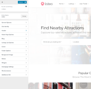 Theme Visual Options – Listeo Knowledge Base