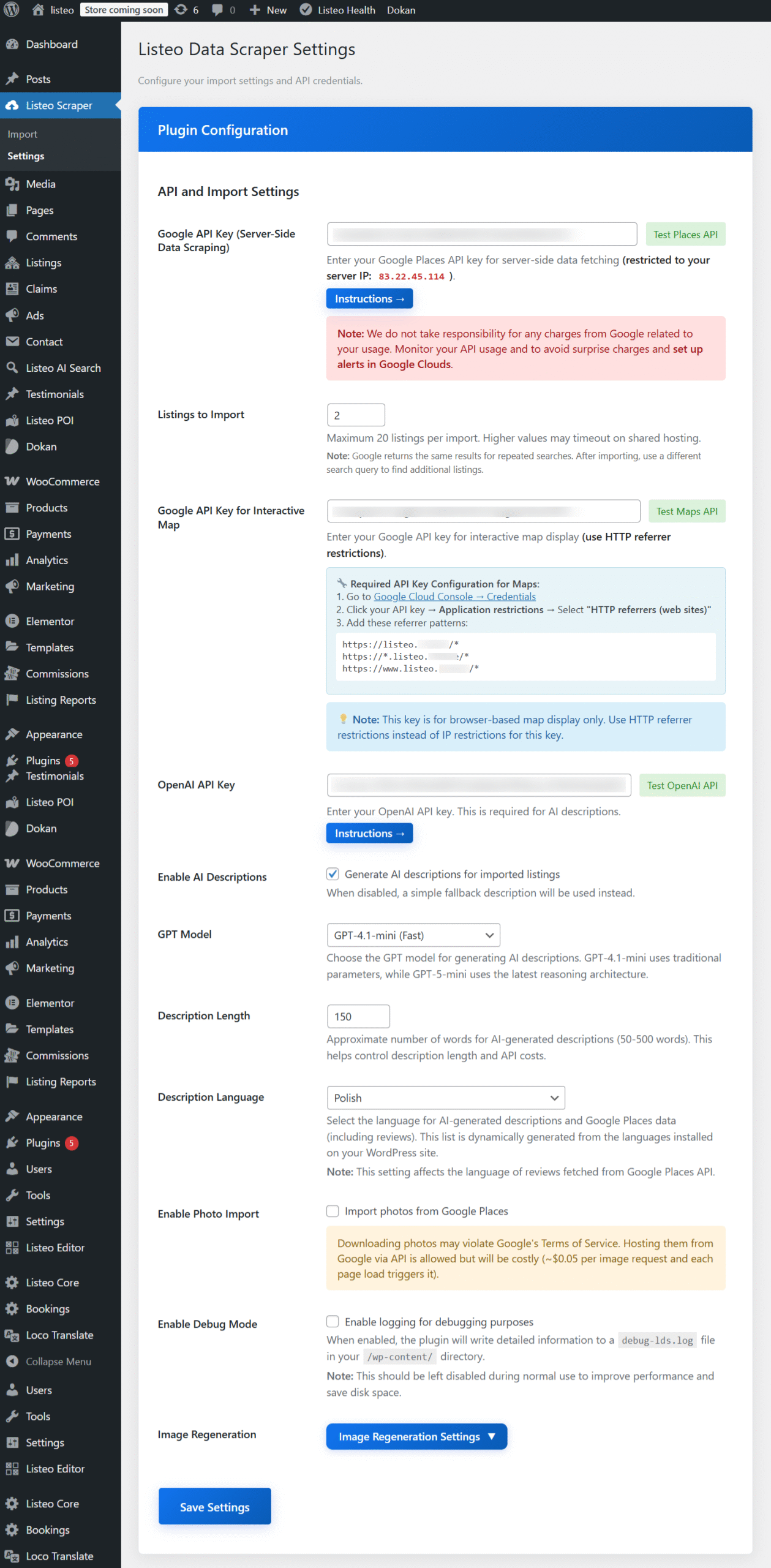 Listing Data Importer – Listeo Knowledge Base